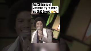 Michael Jackson TRIES To Wake DEAD Crowd Up 👀👏🏾 shorts michaeljackson [upl. by Refinaj]