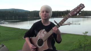 Justin Bieber  One Time by Carson Lueders acoustic cover [upl. by Adnalue]