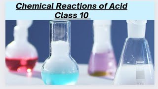 chemical reactions of acids class 10 [upl. by Lillis]