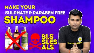 Shampoo Making at Home  Sulphate amp Paraben free Shampoo Formula  Soap Making at Home [upl. by Aloz498]