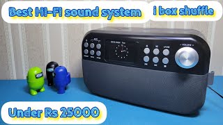 Best HiFi sound system for home  ibox Shuffle  unboxing and setup [upl. by Anavrin825]