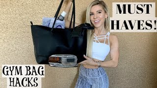 MY GYM BAG MUST HAVES  What I carry with me [upl. by Hevak]