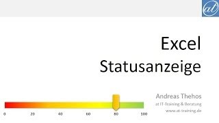 Excel  408  Dynamische Statusanzeige aus XYDiagramm [upl. by Alrahc]