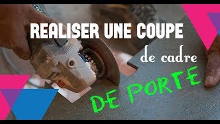 Tracer et couper un cadre de porte sur un carrelage [upl. by Anehsak]