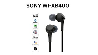 SONY WIXB400 EXTRA BASS Wireless Stereo Headset  NECKBAND [upl. by Morville]