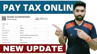 Income tax payment online ePay Tax 202425  How to pay income tax online on new efiling portal [upl. by Nitsa]