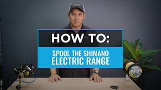 How to spool Shimanos electric reel range  Shimano BeastMaster MD 12000 [upl. by Deegan]