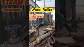 Yuanda Boiler 4 ton wood boiler running video biomassboiler steamboiler boiler boilerservice [upl. by Nolyaw907]