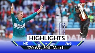 NZ vs PNG Highlights New Zealand vs Papua New Guinea Match Highlights  Full Match Highlights [upl. by Aissatsan]