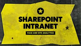 SharePoint Intranet Page and Site Analytics [upl. by Akyssej]