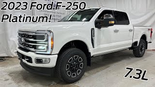 2023 Ford F250 Platinum w73L Godzilla V8  4K [upl. by Annavas665]