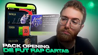 RODRIGO QUESADA HACE SU PACK OPENING DE FUT RAP CARTAS ABRE MULTIPACK ROTY DE 1 MILLÓN DE MONEDAS [upl. by Tnert]