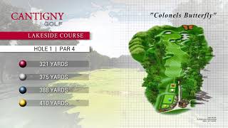 Cantigny Golf Club Lakeside Hole 1 [upl. by Eitsirhc19]