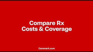 Compare Rx costs amp coverage [upl. by Guibert311]