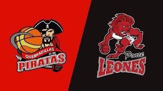 Piratas de Quebradillas vs Leones de Ponce  BSN Serie Regular 2024 [upl. by Enitselec]