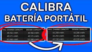 Cómo CALIBRAR la BATERÍA de tu PORTÁTIL [upl. by Akeenahs]