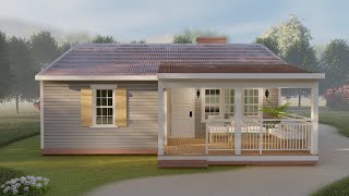 2Bedroom Tiny House Living for Families 30x31ft Smart Design [upl. by Annirok711]