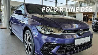 NEW VOLKSWAGEN POLO R  LINE  Exterior look and walkaround [upl. by Aay]