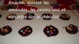 recette des mendiants au chocolat et smarties [upl. by Ahsinyd]