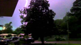 Lightning Strikes TWO Close Calls [upl. by Atrebla]