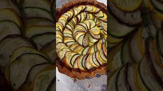 Ratatouille inspired summer tart goodmoodfood ratatouille frenchfood [upl. by Farl]