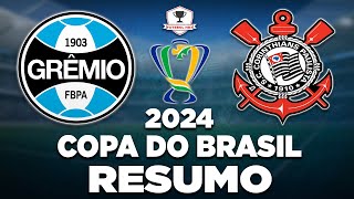 PÊNALTIS GRÊMIO 1 0 x 0 3 CORINTHIANS AO VIVO  COPA DO BRASIL  OITAVAS DE FINAL  NARRAÇÃO [upl. by Assirolc]