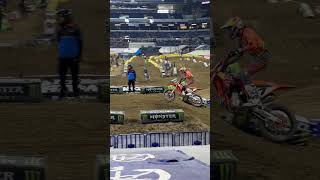 Aaron Plessinger Indy Supercross 2024 supercrosslive motorcycle supercross dirtbike racing [upl. by Aletha242]