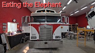 Kenworth Cabover sleeper insulation time [upl. by Ahsiuqat]