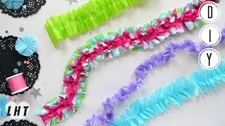 How to Make Ruffled Crepe Paper  Little Hot Tamale  Crepe Paper Crafts  Build Your Stash [upl. by Akoyn643]