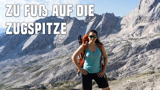 Zugspitze Wanderung übers Gatterl  zu Fuß auf Deutschlands höchsten Berg [upl. by Ginnifer777]