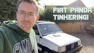 1991 Fiat Panda adjusting clutch and finding oil leak [upl. by Anneirda41]