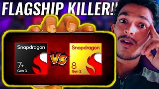 Snapdragon 7 Gen 3 vs Snapdragon 8 Gen 2🔥 [upl. by Minny]