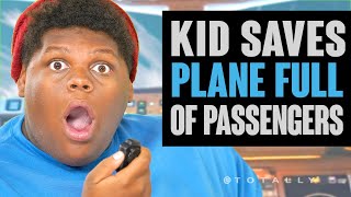 Kid SAVES PLANE Full of Passengers when Pilots Can’t Fly [upl. by Kim]