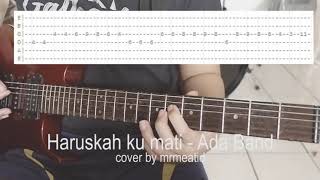 Haruskah Ku Mati  Ada Band cover instrumental with tab backing track [upl. by Golightly]