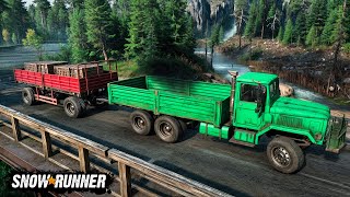 snowrunner gameplay on Extreme muddy road  new muddy map mod  Truck simulator [upl. by Pickard]