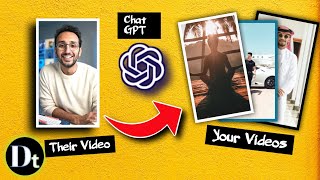 Chat GPT Video Creation  How to turn already existing YouTube Videos into your own Content [upl. by Rednal907]