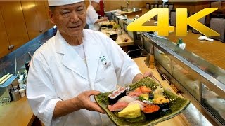 Tokyo Best Sushi  The art of Sushi making  寿司  すし  4K Ultra HD [upl. by Haianeb]