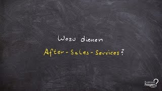 After Sales Services Definition  Wozu dienen After Sales Services [upl. by Batty391]