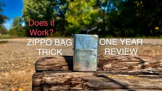 Zippo BAG TRICK 1 Year Review Does It Actually Work [upl. by Parry317]