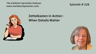 Zettelkasten in Action  When Details Matter [upl. by Kazim]