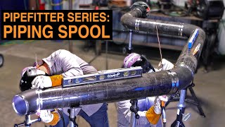 Fitting Up a Piping Spool  PIPEFITTER SERIES [upl. by Sammer]