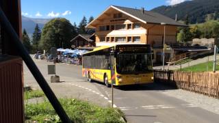 Postbus Hupe Grindelwald Schweiz [upl. by Aisek]