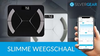 Silvergear Slimme Bluetooth Weegschaal [upl. by Rosina]