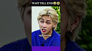 Kim taehyung itna gussaaa😬💀 bts funny hindi tiktok 🤣😂 bts btsarmy shortvideo btsshorts [upl. by Aynad]