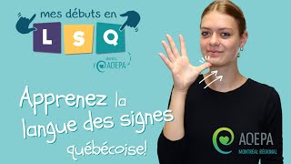 Mes débuts en LSQ  Apprenez la langue des signes québécoise [upl. by Marshall]