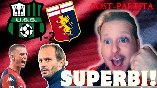 CHE RIMONTA‼️ SassuoloGenoa 12🔥 EKUBAN e tornato🔥POSTPARTITA🔥 [upl. by Niwdla497]