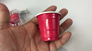 2 oz red mini cup shot glass by Alaric review [upl. by Yaja]