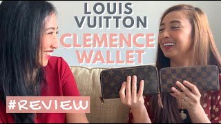 LOUIS VUITTON CLEMENCE WALLET  HONEST REVIEW  CLEMENCE VS ZIPPY COMPARISON [upl. by Frum]