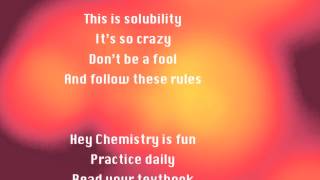 Solubility Rules Call Me Maybe Parody [upl. by Lesser367]