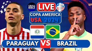 🔴PARAGUAY vs BRAZIL LIVE  COPA AMERICA 2024  Full Match LIVE Today [upl. by Anair288]